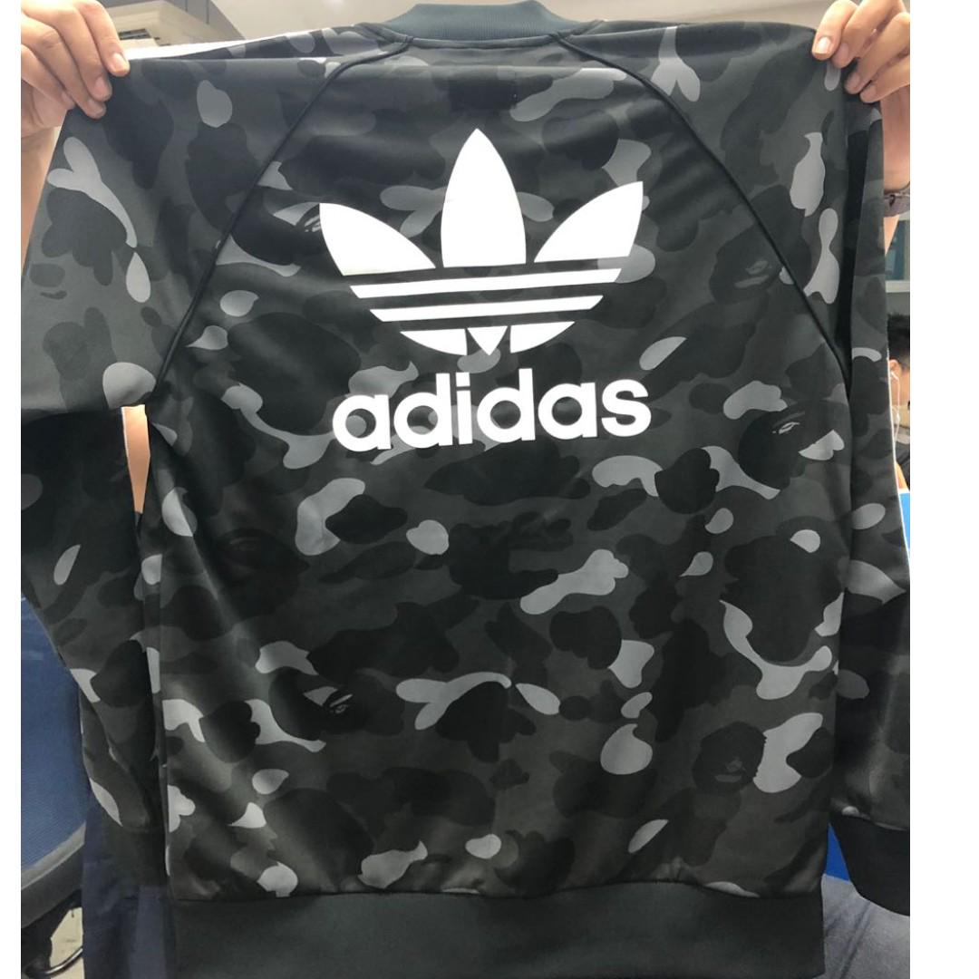Bape x adidas adicolor Track Top Cinder Jaket BNWT