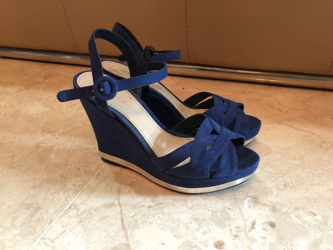 cobalt blue wedges