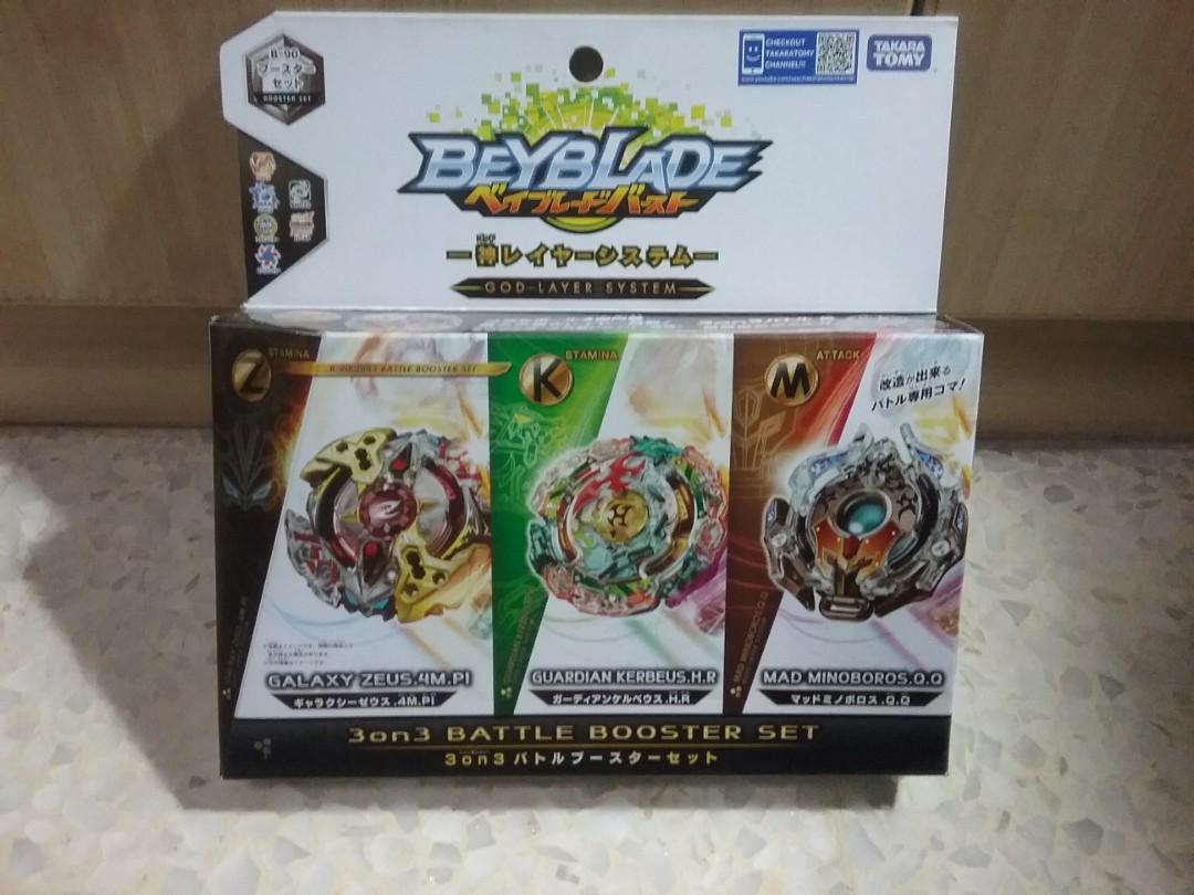 Beyblade Burst B 90 3on3 Battle Booster Set Toys Games Bricks Figurines On Carousell Beyblade Burst B 90 3on3 Battle Booster Set Toys Games Bricks Figurines On Carousell