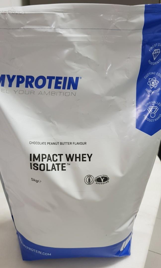 Bnib Myprotein Whey Protein Isolate 5kg Free 250g Birthday Cake Flavour Whey Sports Weights Gym Equipment On Carousell