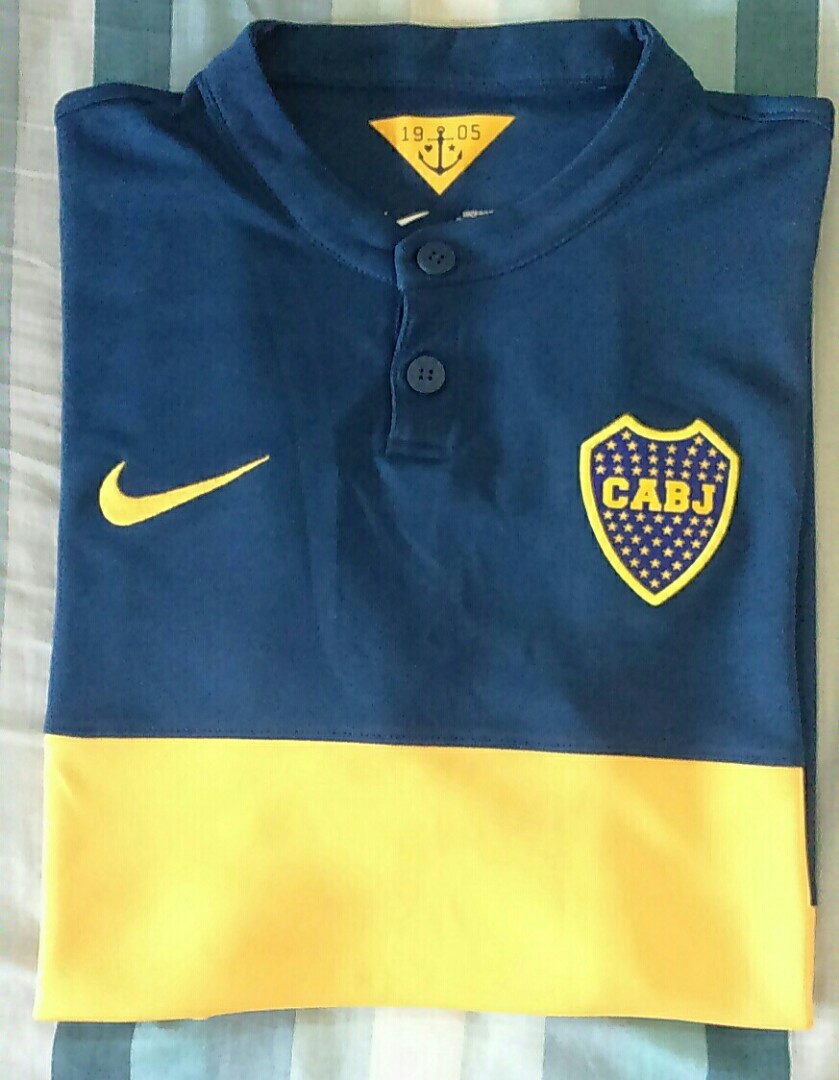Boca Juniors Nike Soccer Jersey, Sports, Sports Apparel on Carousell