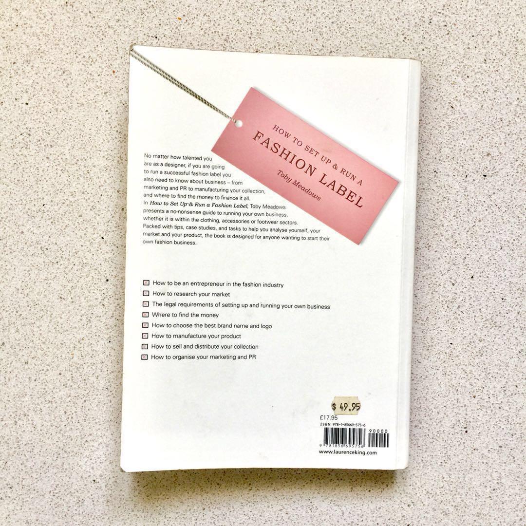 Book How To Set Up Run A Fashion Label Buku Alat Tulis Buku