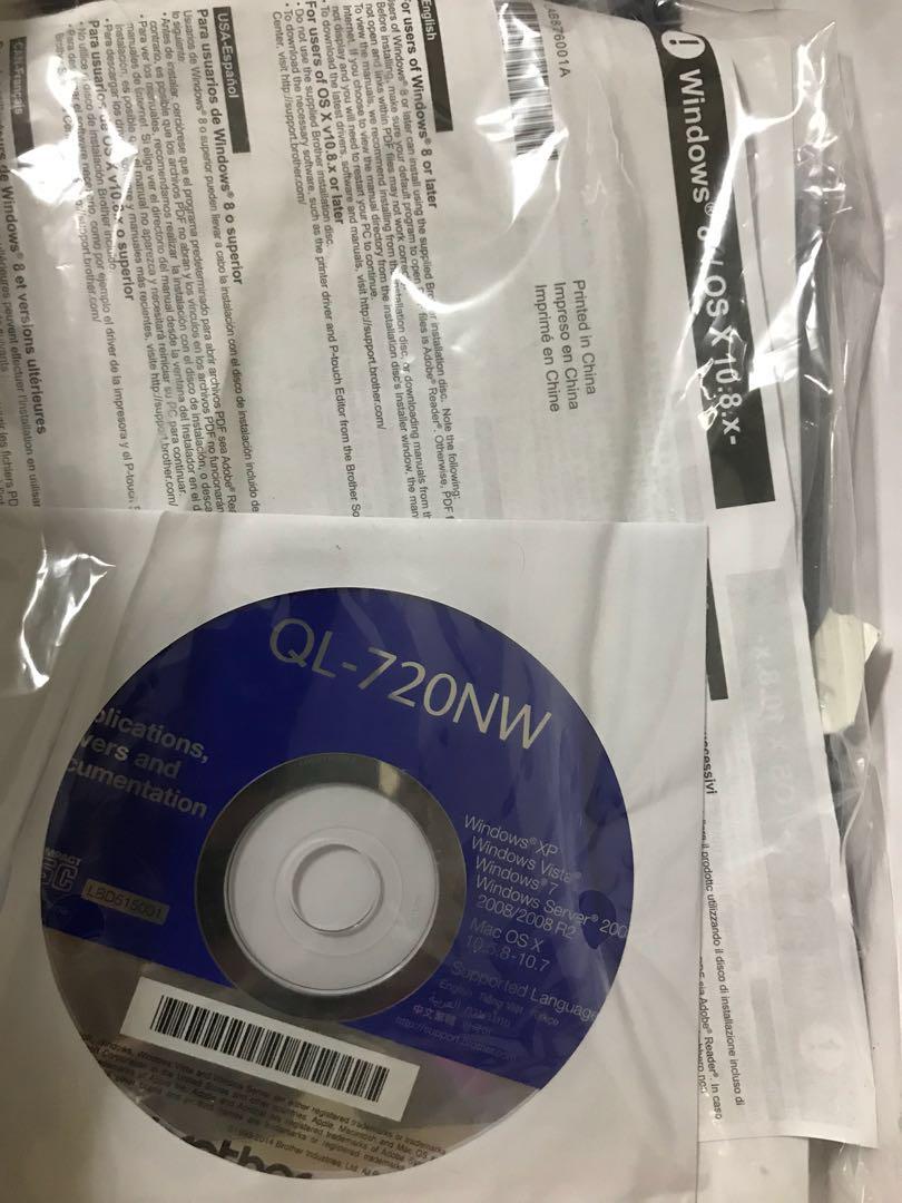 Brother QL-720NW Label Printer, Computers & Tech, Printers ...