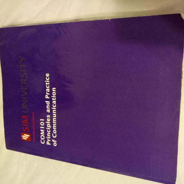 COM101 Principles and Practice of Communication, Hobbies & Toys, Books ...