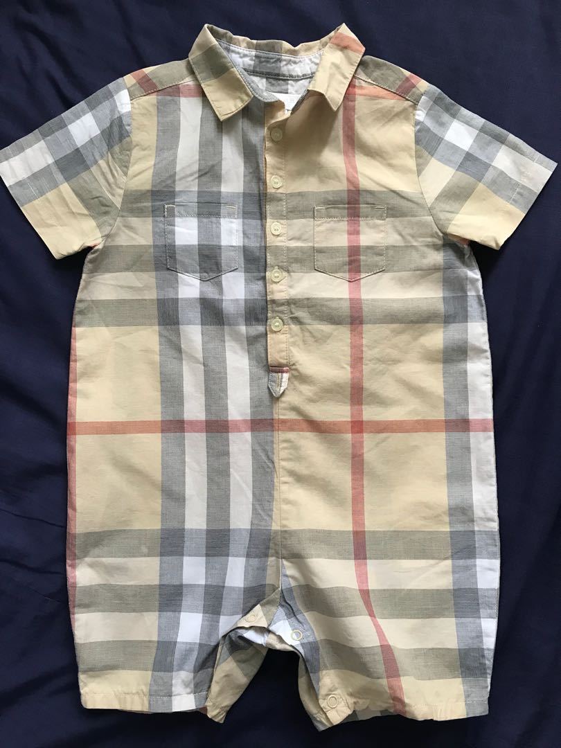 burberry baby jumpsuit