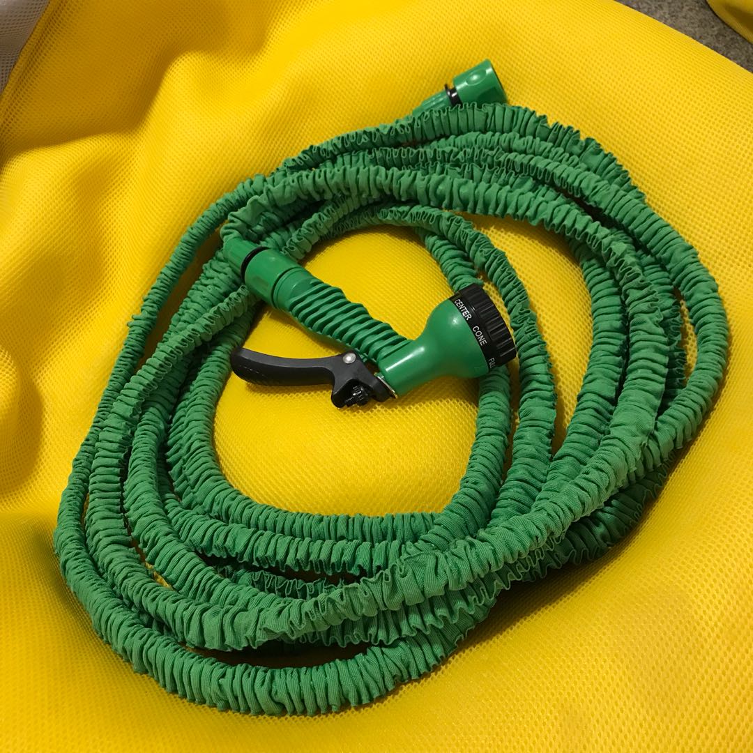 Expandable Garden Water Hose 75ft 3 Times Expanding Lightweight Photo