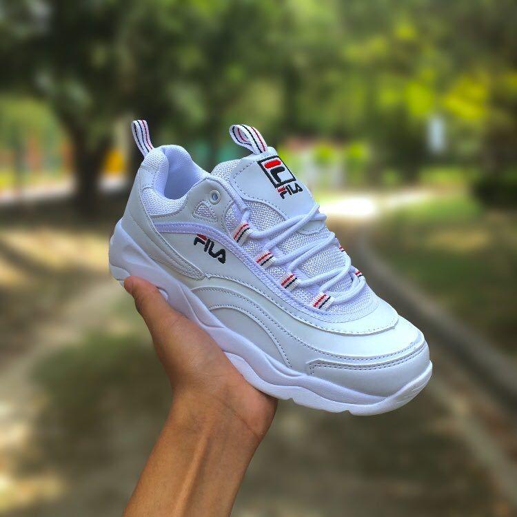 fila ray red and blue