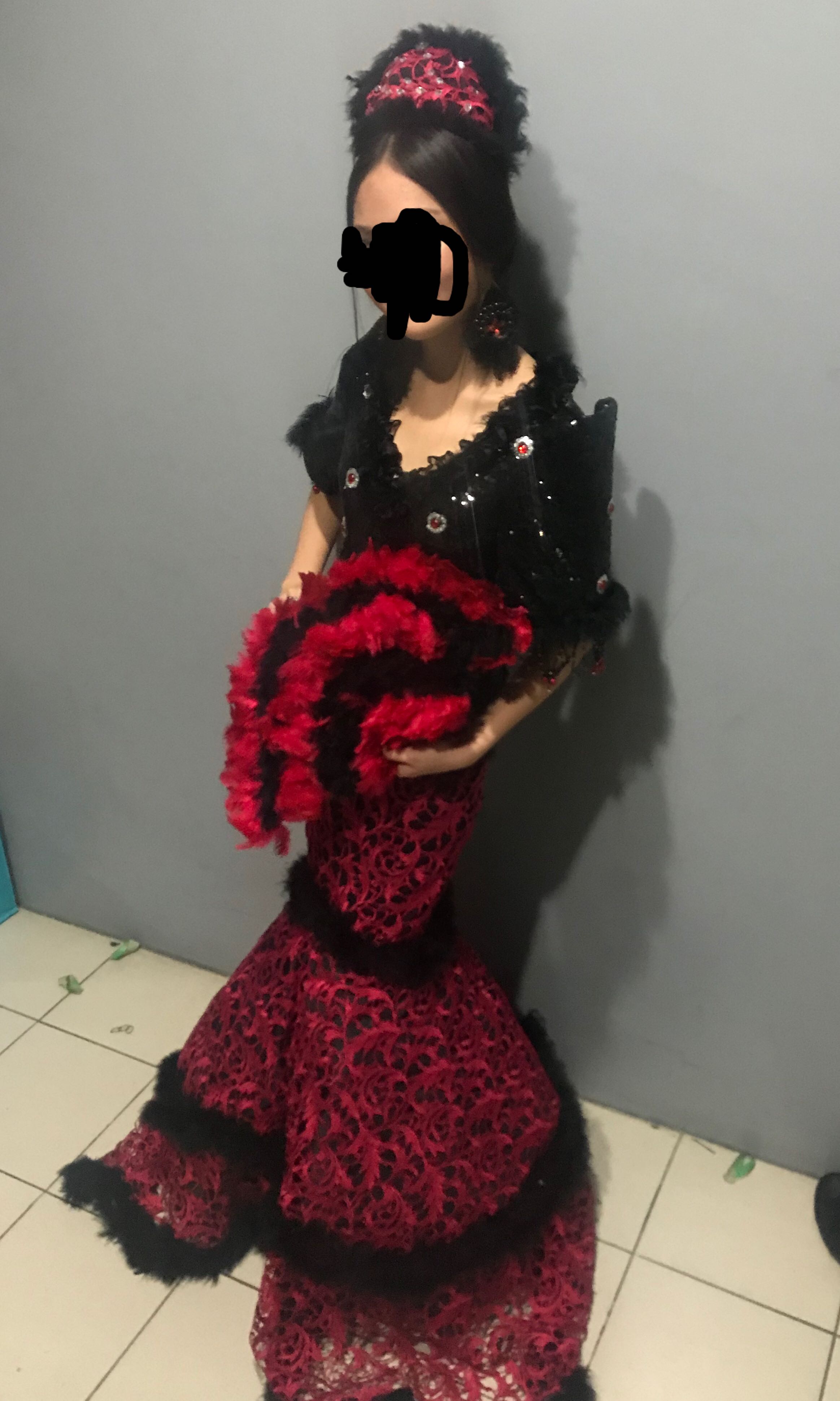 filipiniana mermaid gown