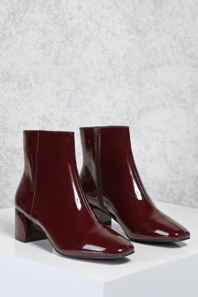 forever 21 burgundy boots