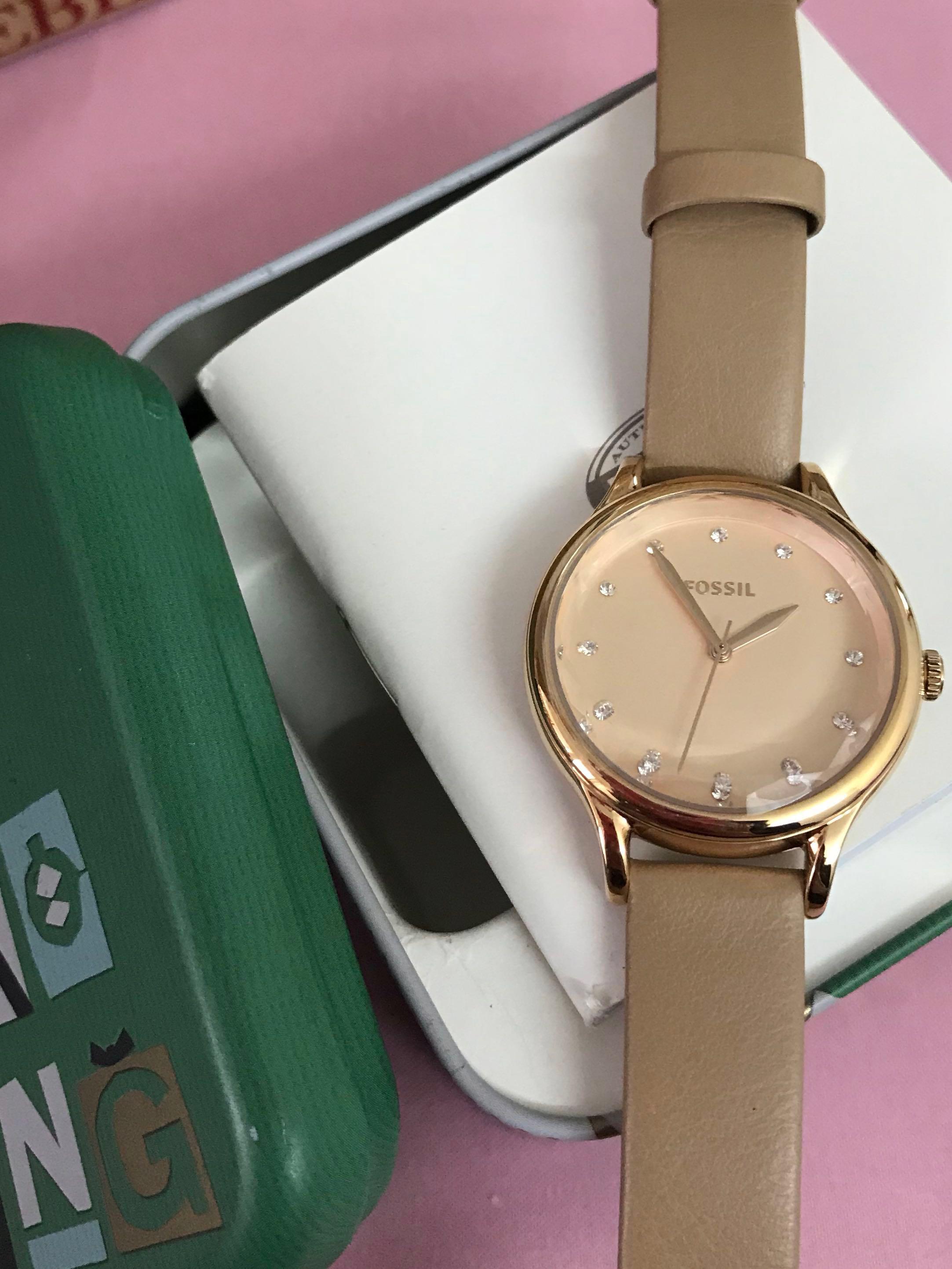 Fossil laney three hand watch deals
