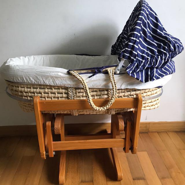 Gliding moses sale basket stand