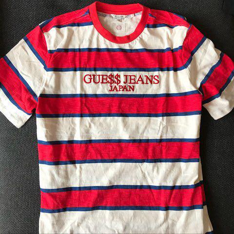 Guess x ASAP rocky japan exclusive Men s Fashion Tops Sets Tshirts Polo Shirts on Carousell