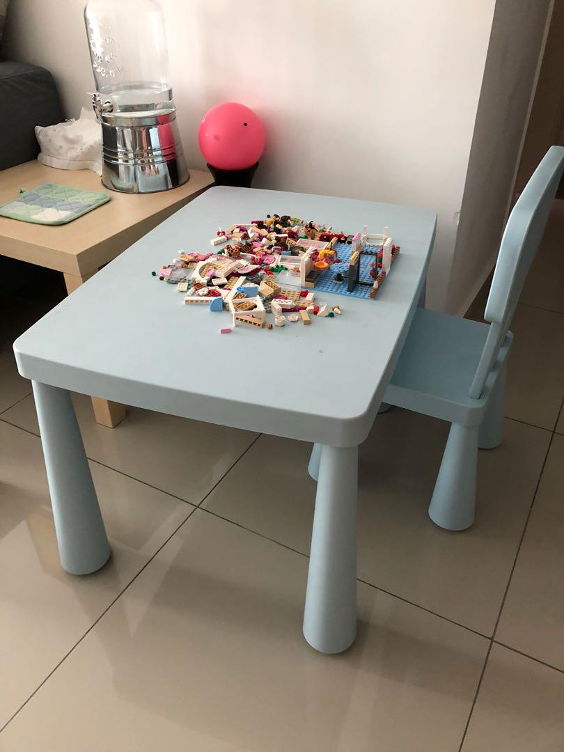 Ikea Kid Study Table And Chair Babies Kids Others On Carousell