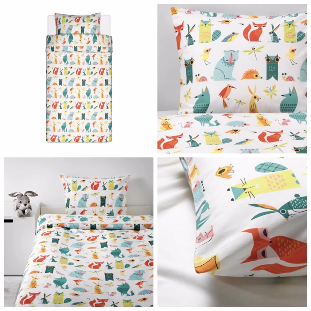 Ikea Lattjo Duvet Cover And Pillowcase Home Furniture Furniture Fixtures Others On Carousell
