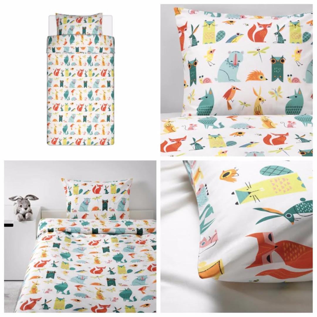 Ikea Lattjo Duvet Cover And Pillowcase On Carousell