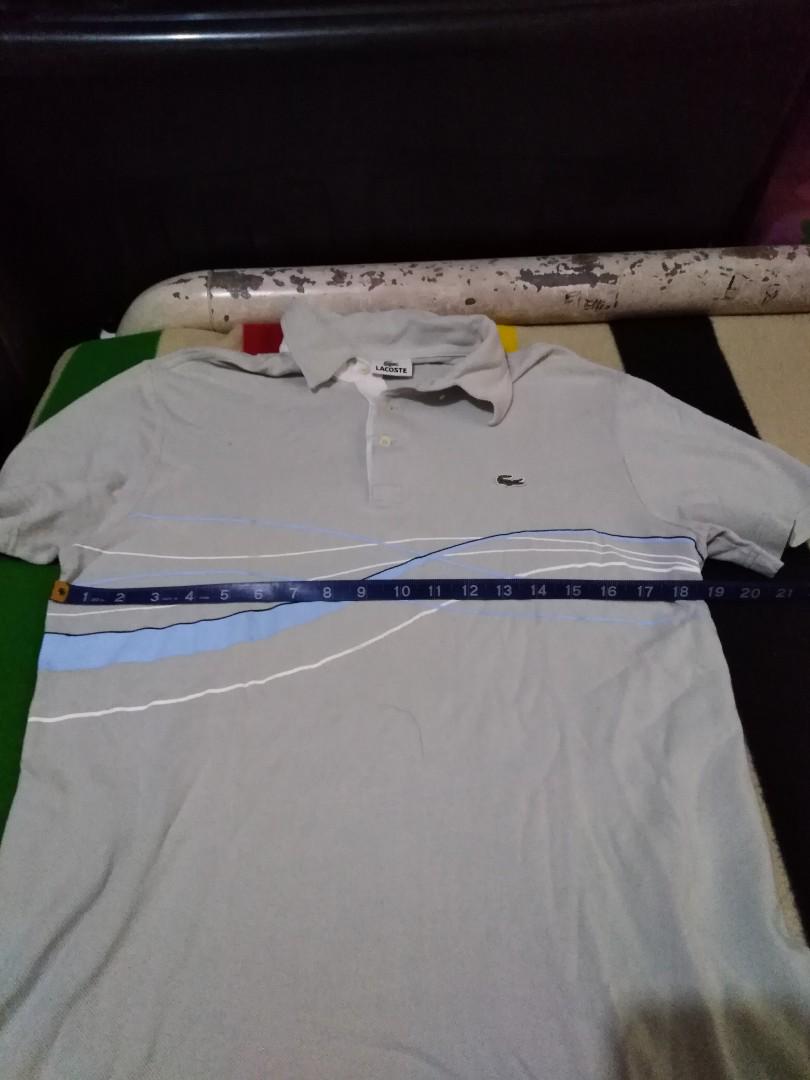 Lacoste (Category: Tshirts & Polo Shirts ) located in Pasig City. Submitted by cmemo (Listing ID 183578403, Image 3). Description: Authentic size 3 Lacoste person used pre loved Kindly see details for size..