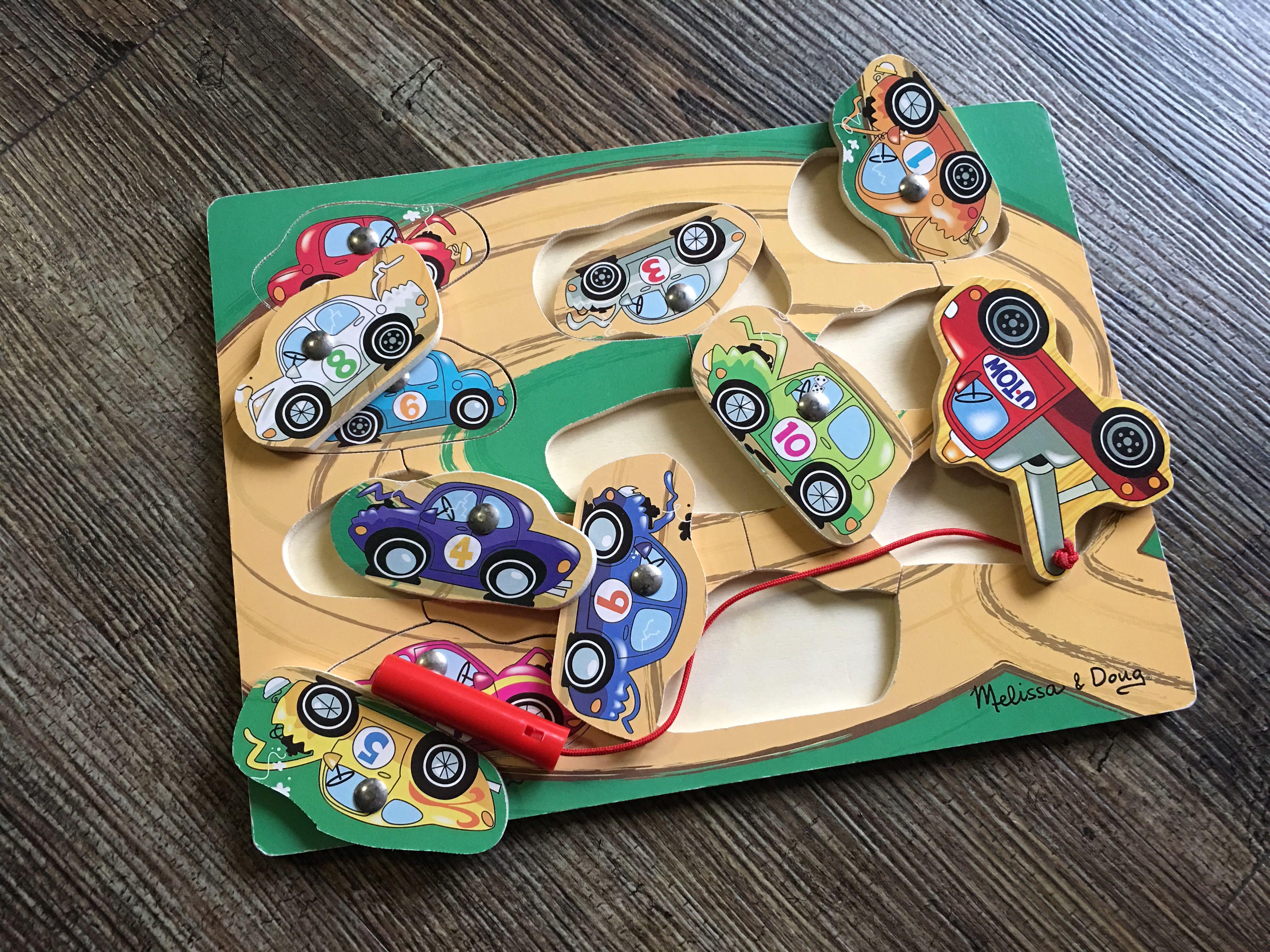 melissa and doug magnetic car puzzle