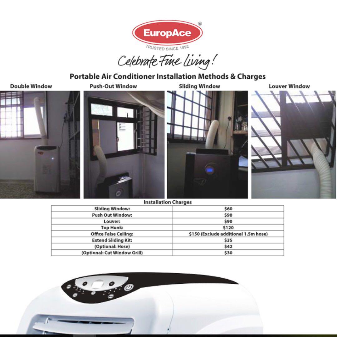 NEGOPortable Europace Aircon (EPAC 20S 20,000 BTU Portable Air