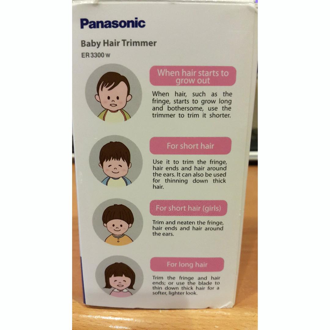 Panasonic Baby Hair Trimmer Babies Kids Others On Carousell