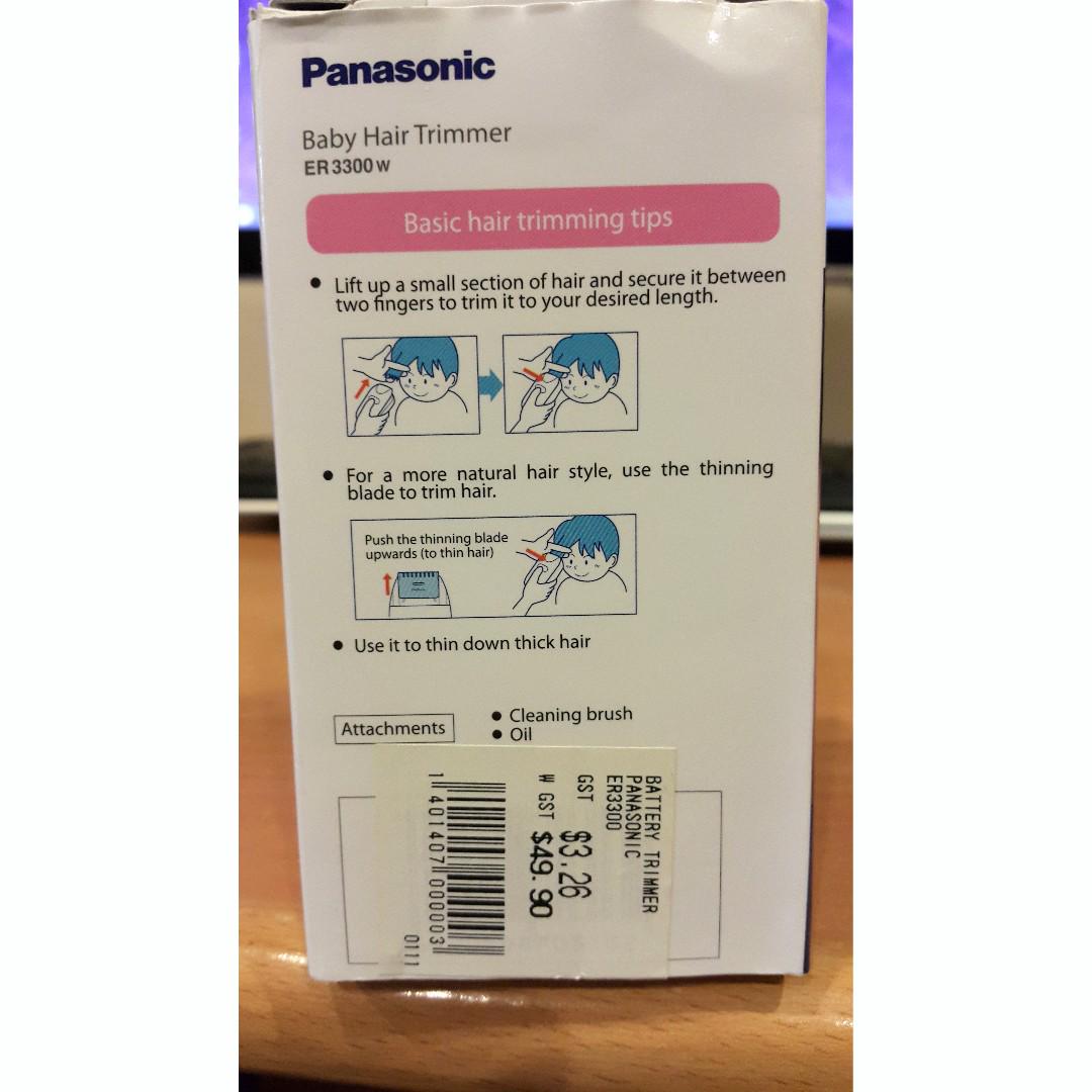 Panasonic Baby Hair Trimmer Babies Kids Others On Carousell