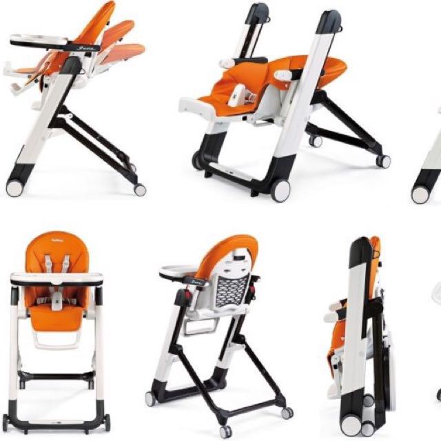Peg Perego Siesta Highchair Babies Kids Nursing Feeding On