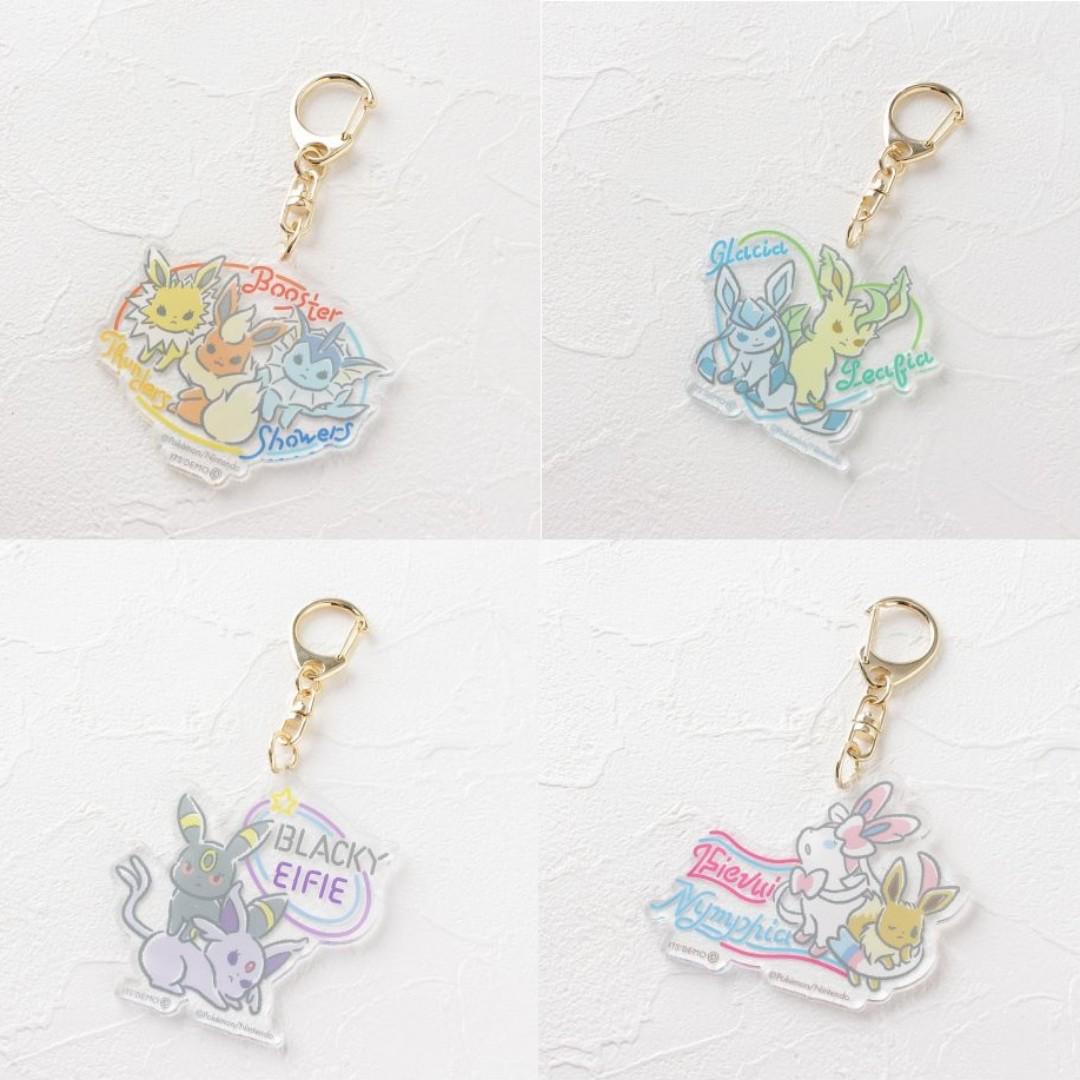 Pokemon Love Its Demo Acrylic Keyholder Eevee And Friends Pre Order Entertainment J Pop On Carousell