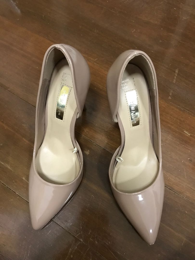 primark silver heels