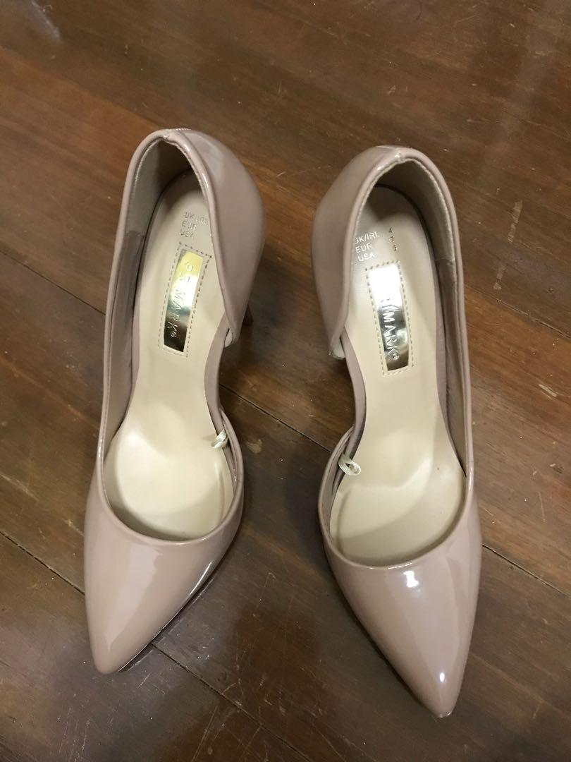 nude heels primark