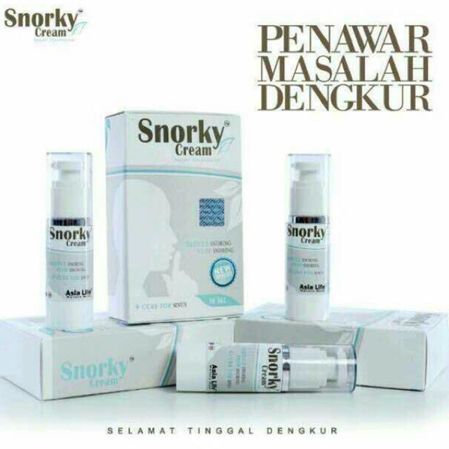 Promosi Krim Dengkur Snorky Cream Asia Life Health Beauty Perfumes Nail Care Others On Carousell