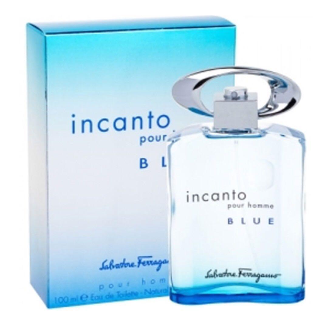 salvatore ferragamo incanto blue pour homme 100ml edt
