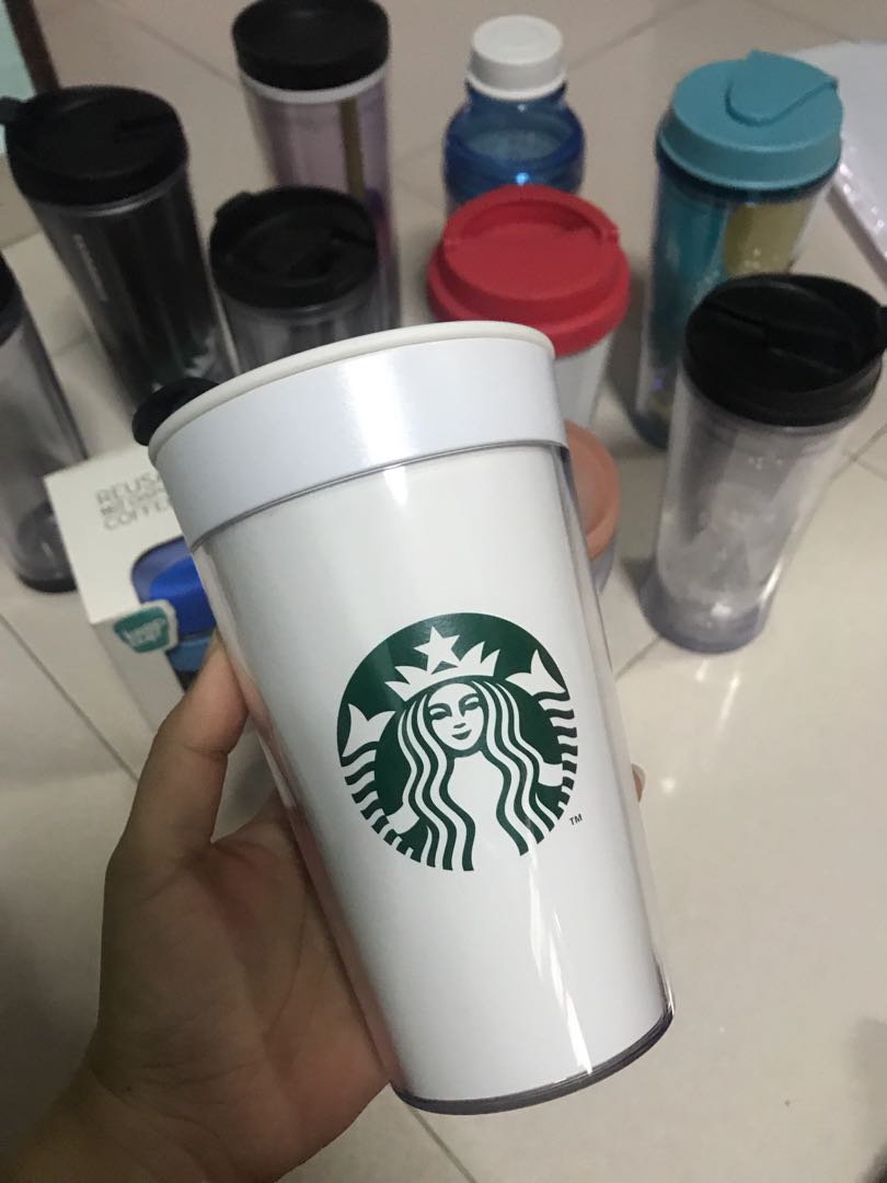 Starbucks Tumblr Food Drinks Beverages On Carousell