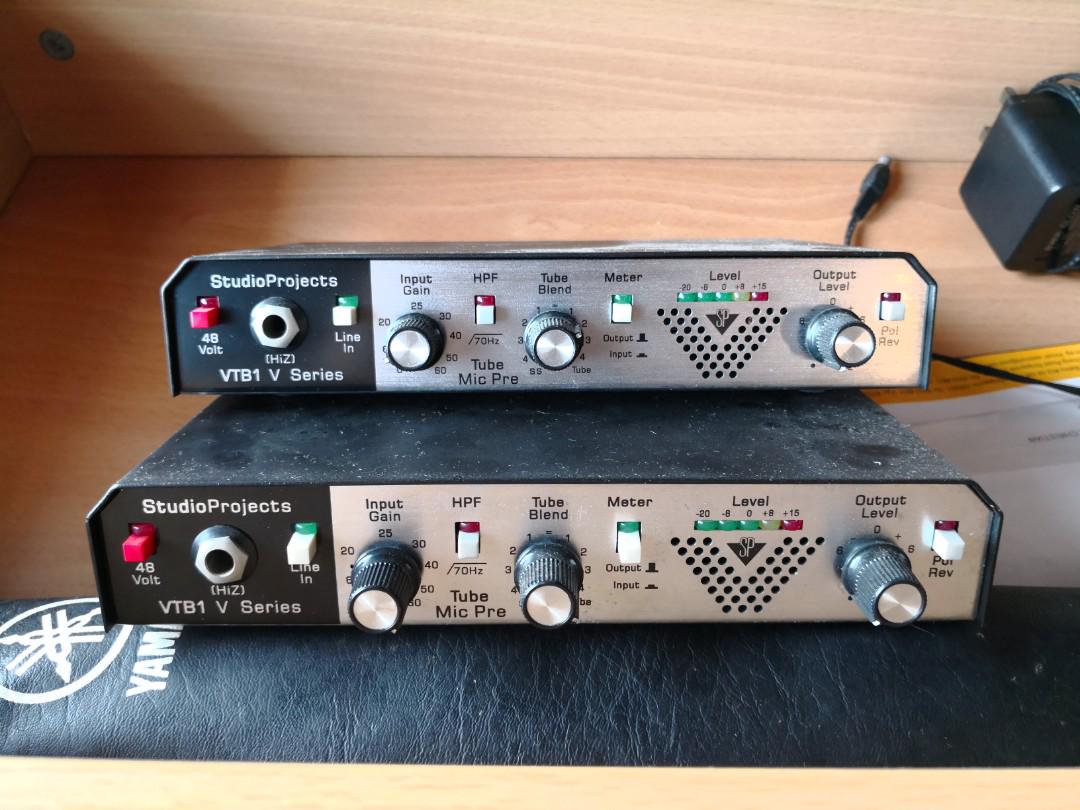 2x Studio Projects VTB1 tube preamp, Hobbies & Toys, Music & Media, Music  Accessories on Carousell