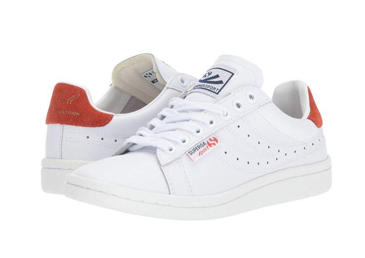Superga Ivan Lendl shoes white red