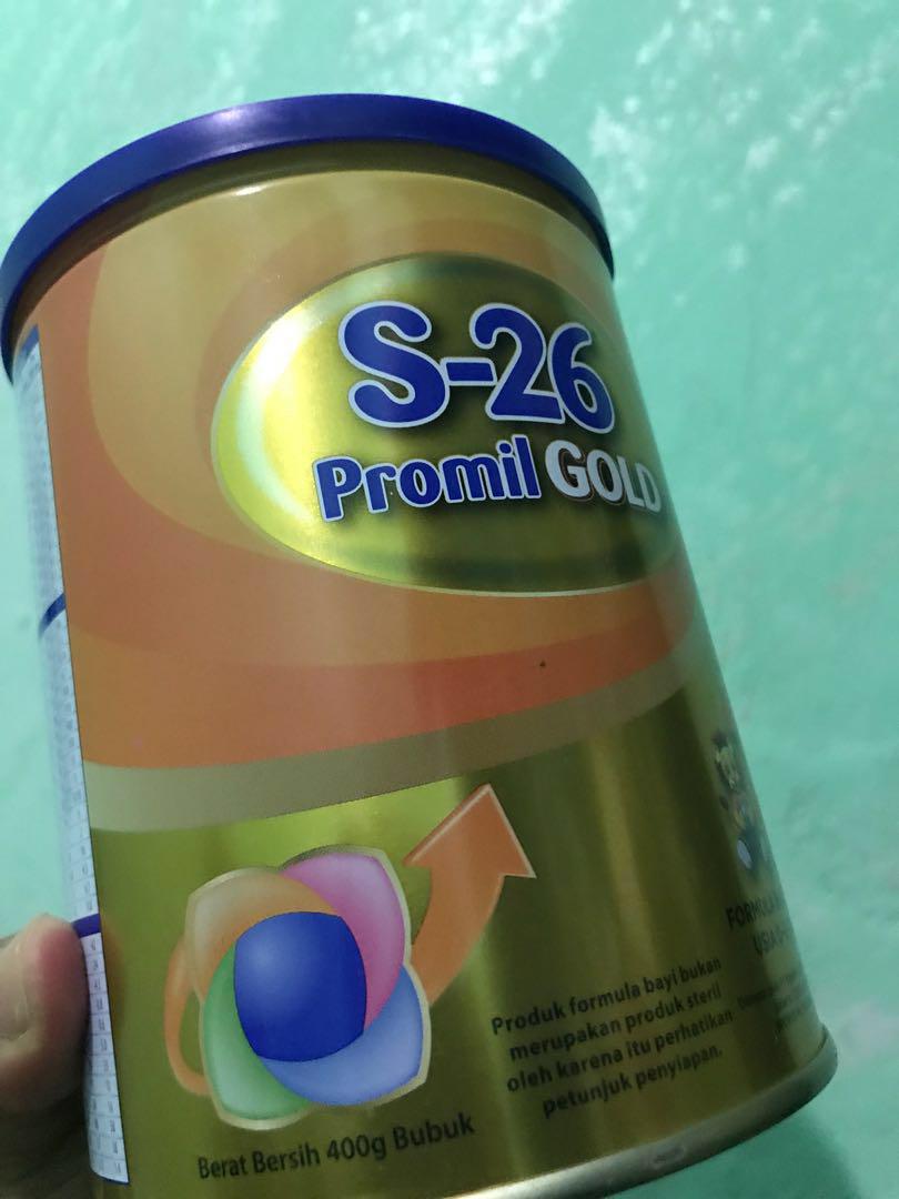 Susu formula S26 Promil Gold Tahap 1 (kaleng 400gr), Makanan & Minuman