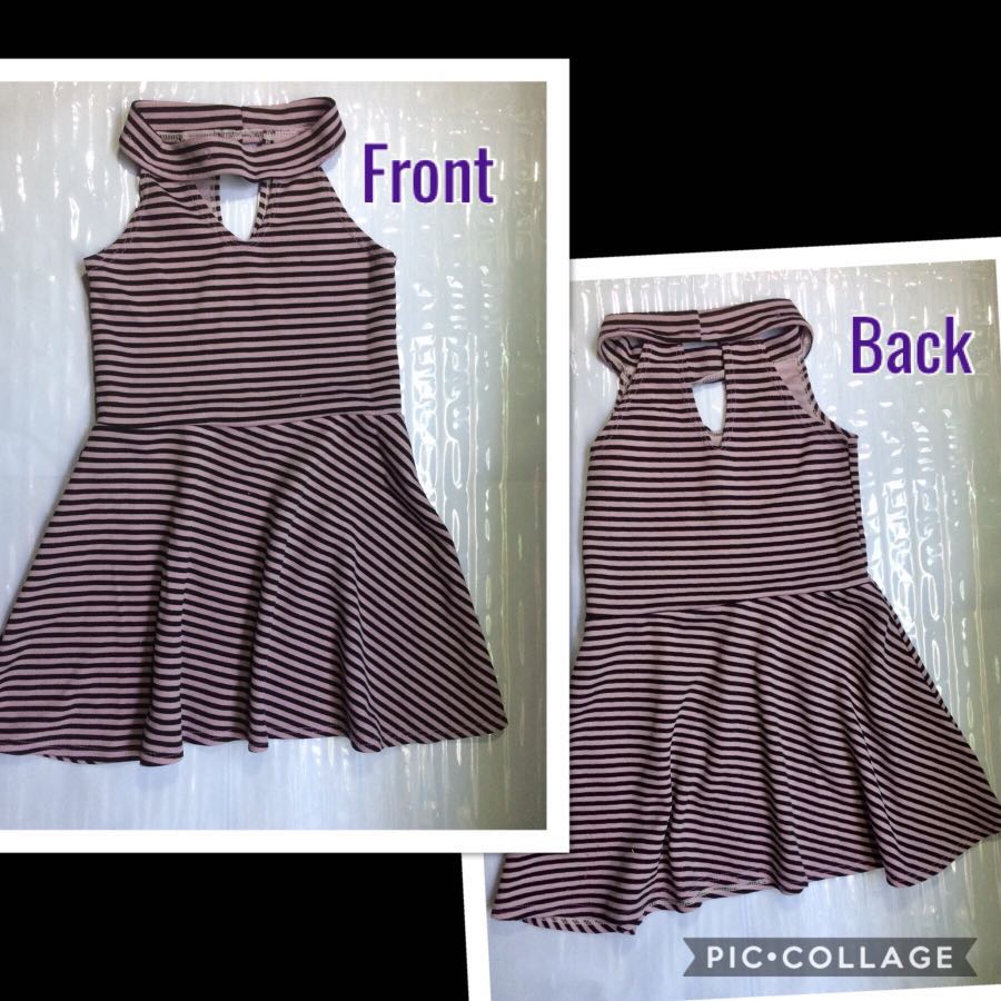 one piece dress neck design