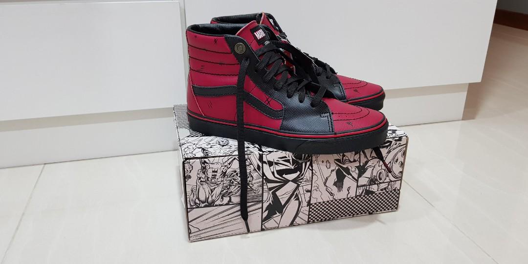 VANS MARVEL DEADPOOL SK8 HI Men s Fashion Footwear