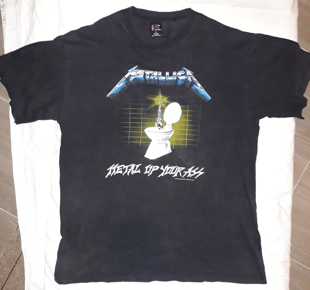 Vintage 90s Metallica - Metal Up Your Ass T-shirt