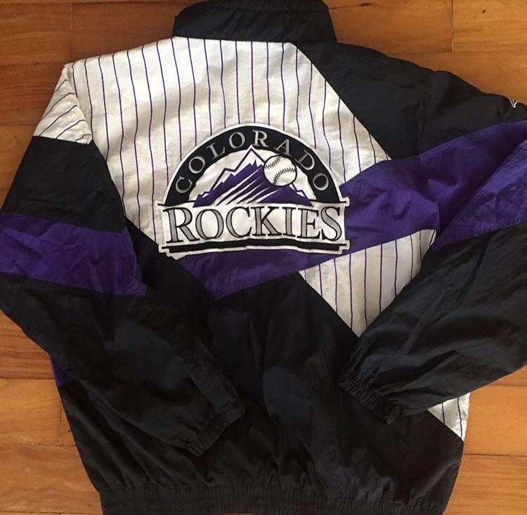 Colorado rockies windbreaker hot sale