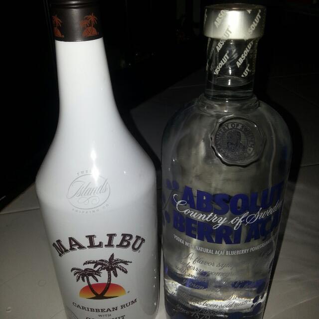 Vodka Absolute Berricia Malibu Furniture On Carousell