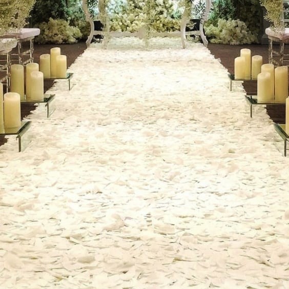 White Flower Carpet 2m X 8m Wedding Everything Else On Carousell