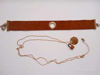 ZARA choker & necklace