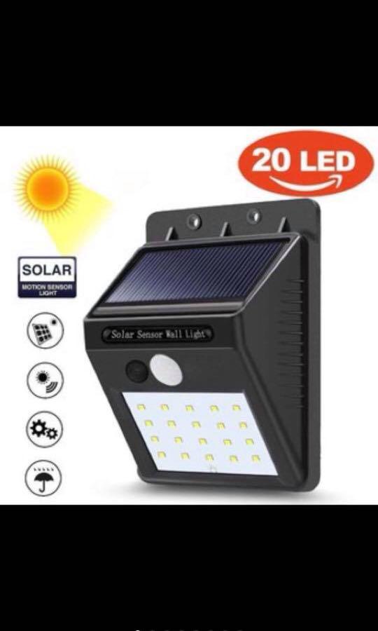 20-LED Solar Powered PIR Motion Sensor Security Wall (Category: Security Systems & CCTV Cameras) located in Quezon City. Submitted by tinskizarsari (Listing ID 183687905, Image 1). Description: 300php ☺️ 20-LED Solar Powered PIR Motion Sensor Security Wall Garden Light Lamp Outdoor Put the LED light where expose to the sunshine, sensor panel should be placed outward. Using a small needle or supplied key pin to activate the switch, and the light w
