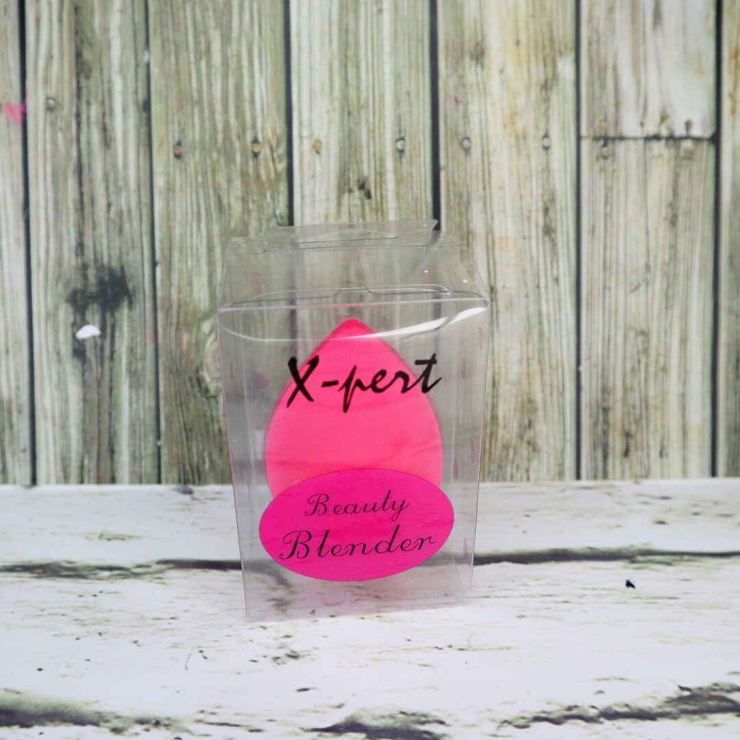 Xpert Beauty Blender Makeup Sponge Egg Teardrop Pink Kesehatan