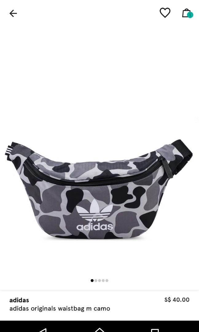 Adidas Waist Bag Camo Men S Fashion Bags Wallets Sling Bags On Carousell