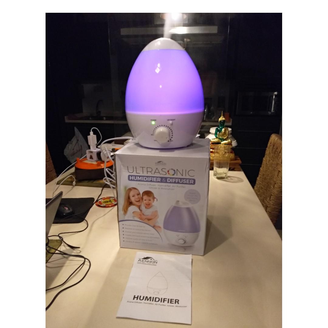 Aennon Cool Mist Humidifier 7 Ultrasonic Diffuser 28L, Home Appliances