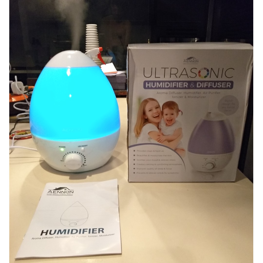Aennon Cool Mist Humidifier 7 Ultrasonic Diffuser 28L, TV & Home