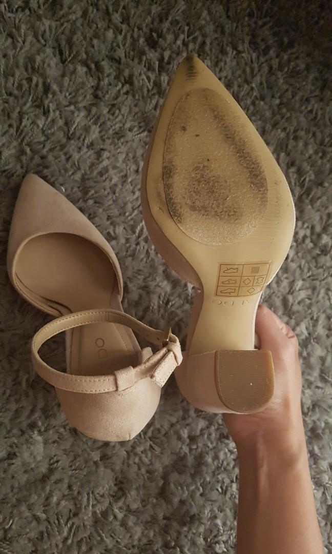 Aldo pink suede heels shop