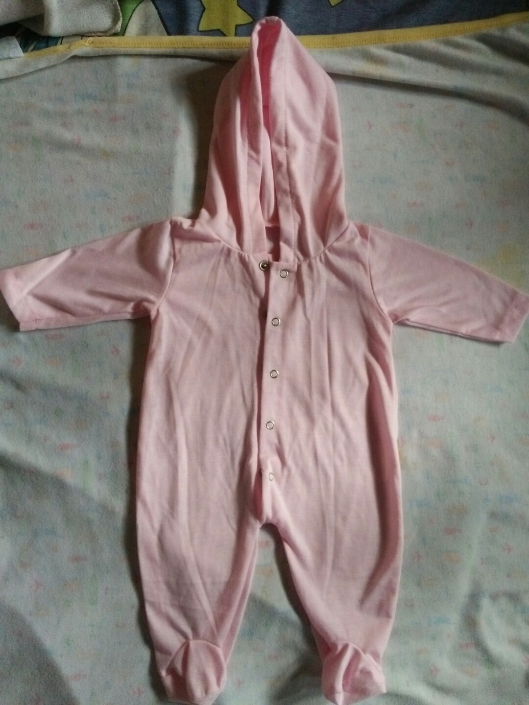 baby sleepsuit with hood