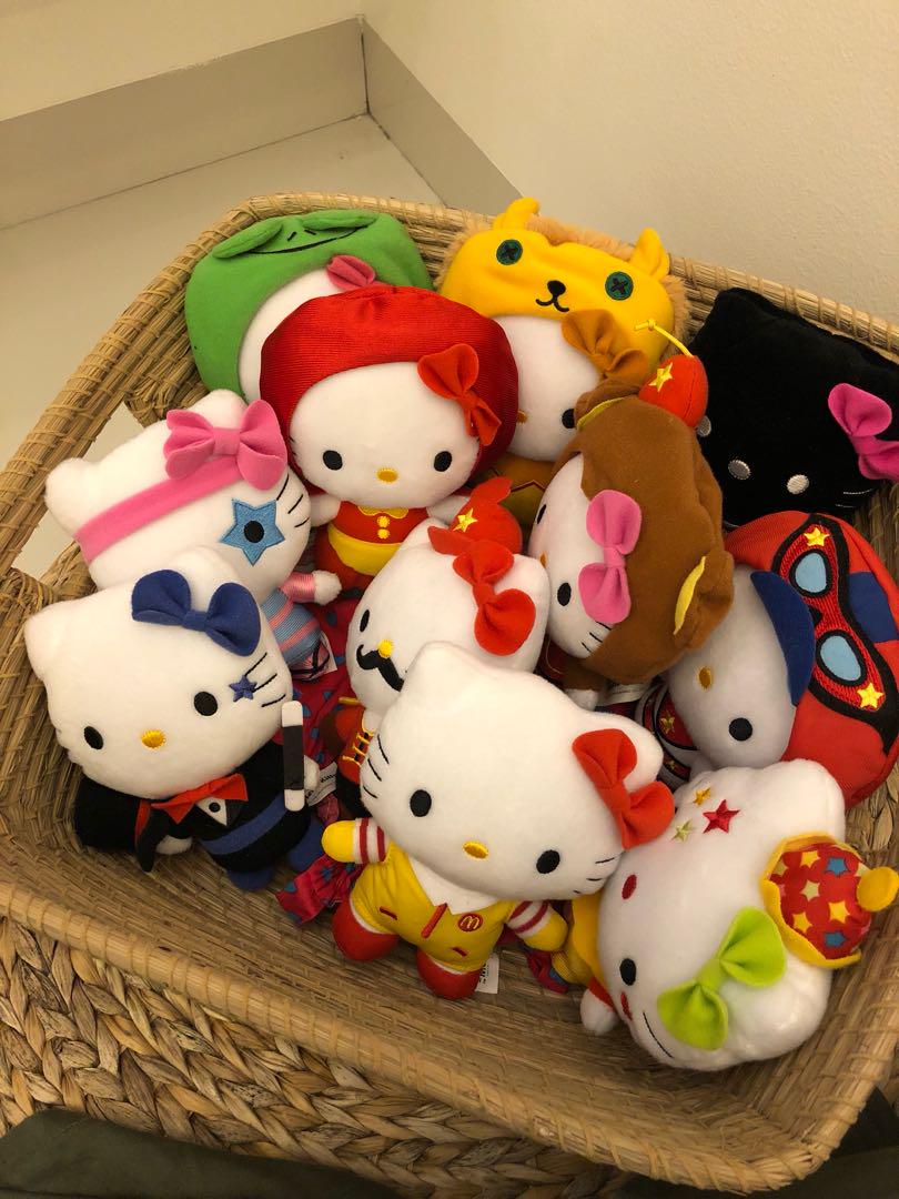 Boneka Hello Kitty Mcd Mcdonalds Plushies 11pcs Bundle Bayi