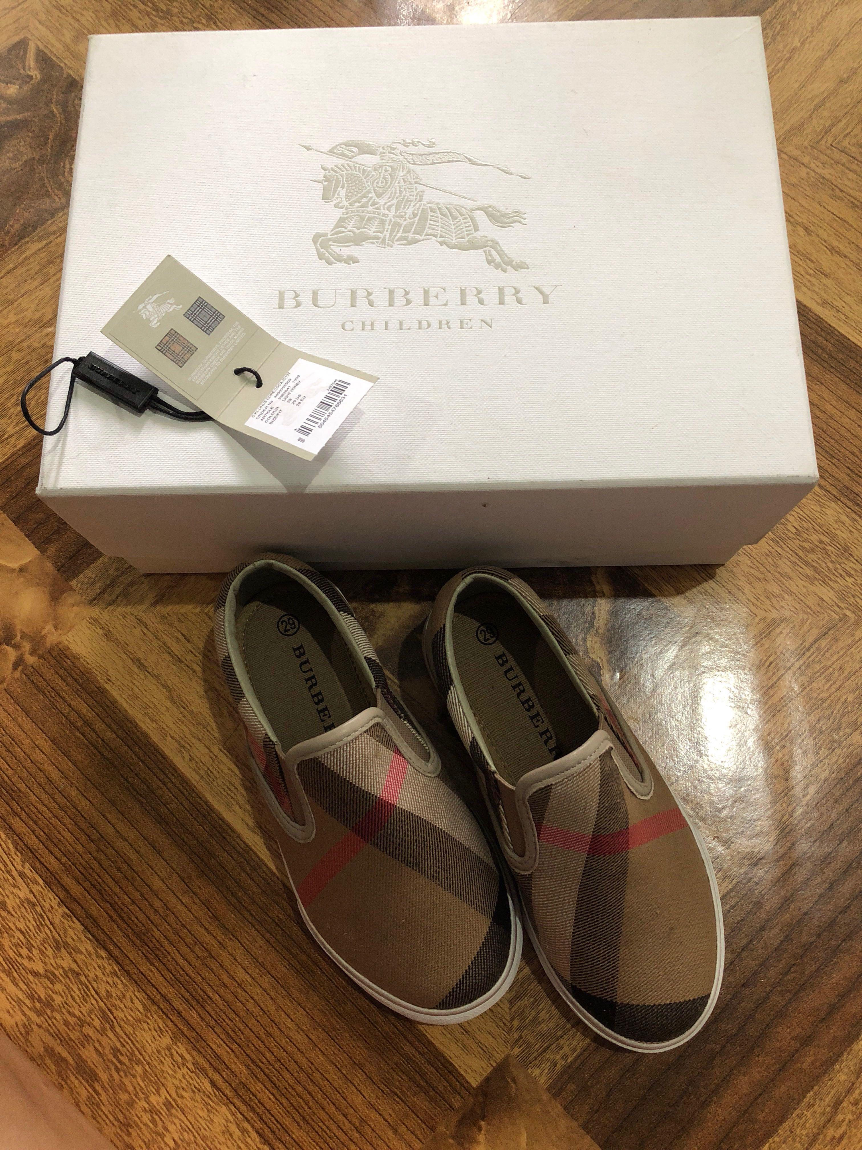 burberry children shoes